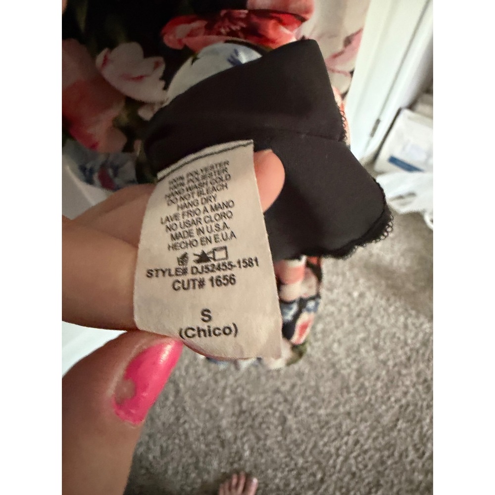 Ee:some boutique Floral Maxi Dress Ruffle Off Shoulder Summer Small - Picture 4 of 5